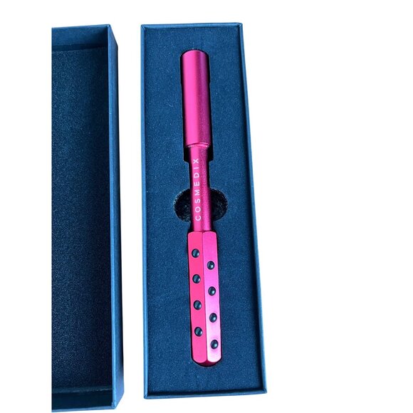 Cosmedix Facial Massage Roller For Skincare & Puffiness Reduction In Red Finish - Picture 4 of 10